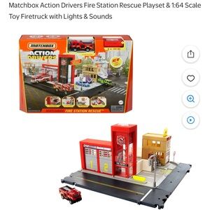 ISO Matchbox Action Drivers Fire Station
